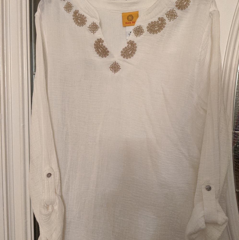 Ruby Rd. Blouse size XL NWT